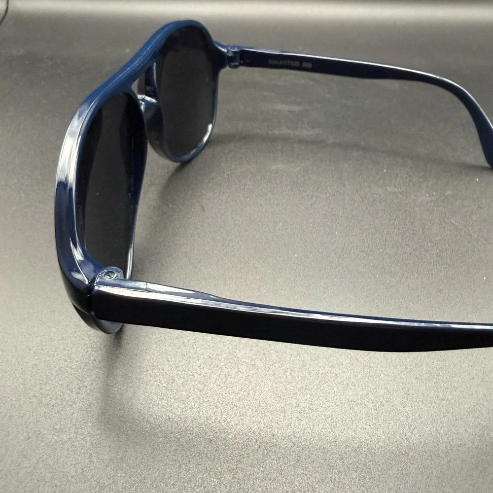 80's‎ Vintage GENUINE MAURITIUS BLUE Teardrop Aviator Sunglasses BOUTIQUE EXPORT
